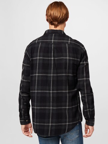 Cotton On Regular fit Button Up Shirt 'CAMDEN' in Black