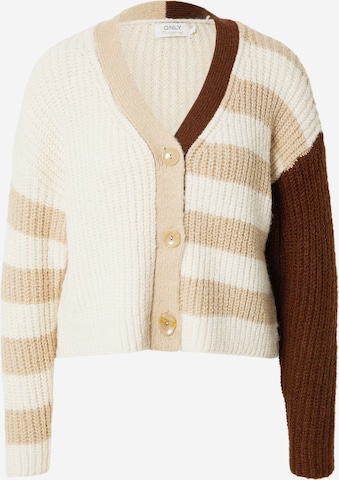 ONLY Knit cardigan 'LALA' in White: front