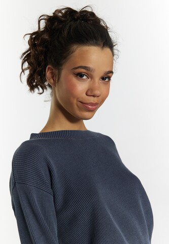 myMo ROCKS Sweater 'Ucy' in Blue