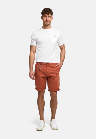 INDICODE JEANS Regular Chino 'Canvo' in Rood