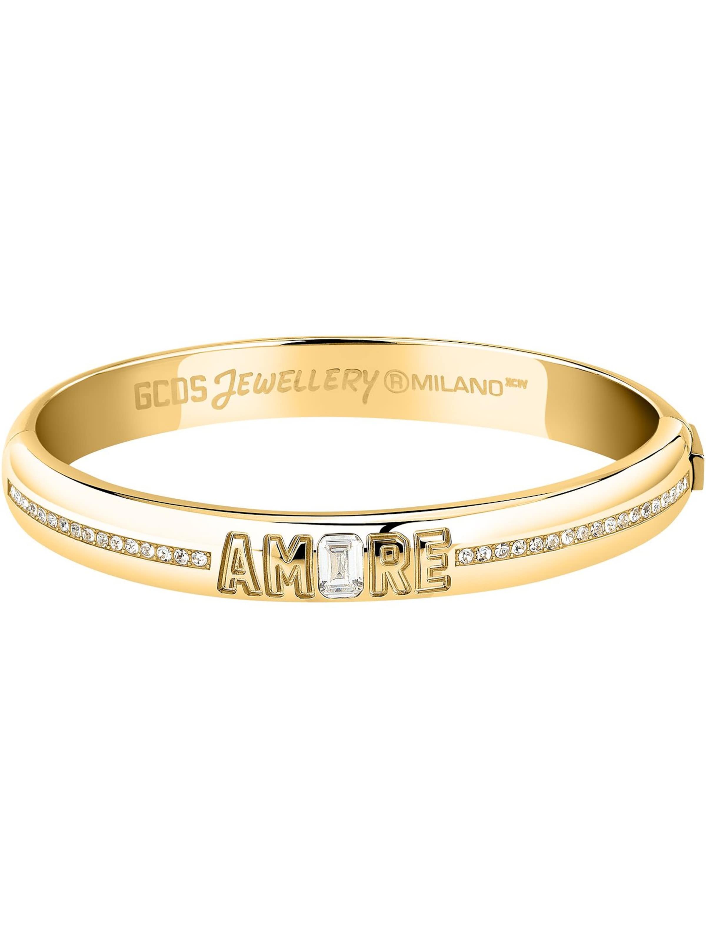 GCDS Armband in Gelb: Vorderseite