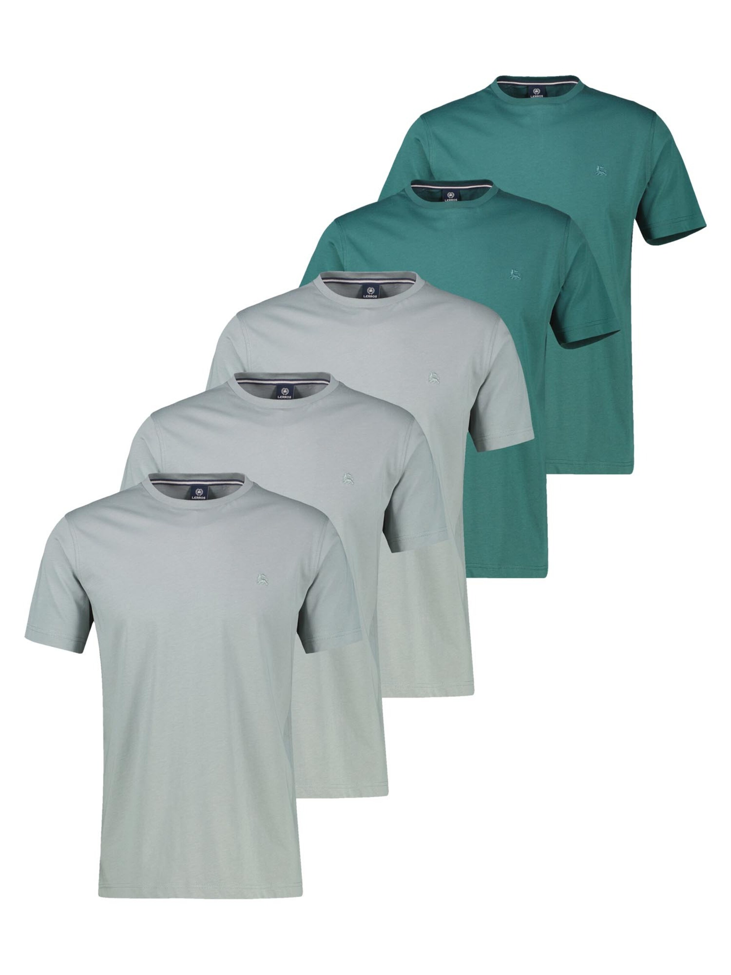 LERROS Shirt 'Basic'‌‌‌‌‌‌ in Grün: Vorderseite