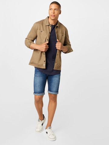 BLEND Regular fit Between-Season Jacket in Green