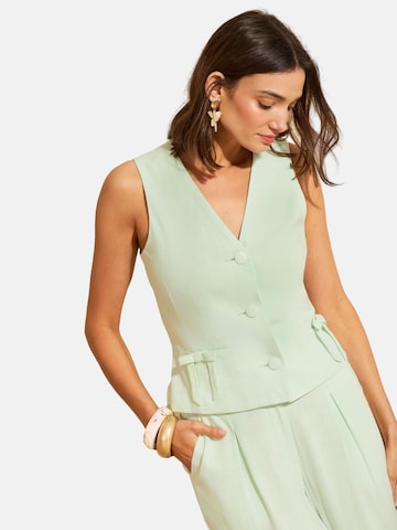 love & roses Vest in Green: front