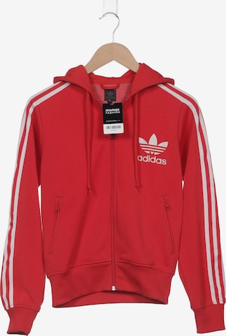 ADIDAS ORIGINALS Kapuzenpullover L in Rot: predná strana