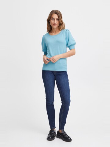 Fransa Sweater ' Zubasic ' in Blue
