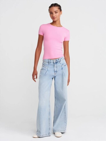 T-shirt 'T-Shirts' Dilvin en rose