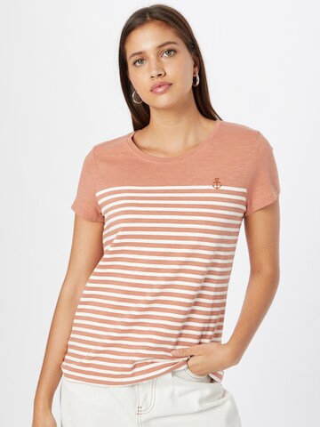 T-shirt TOM TAILOR DENIM en rose : devant