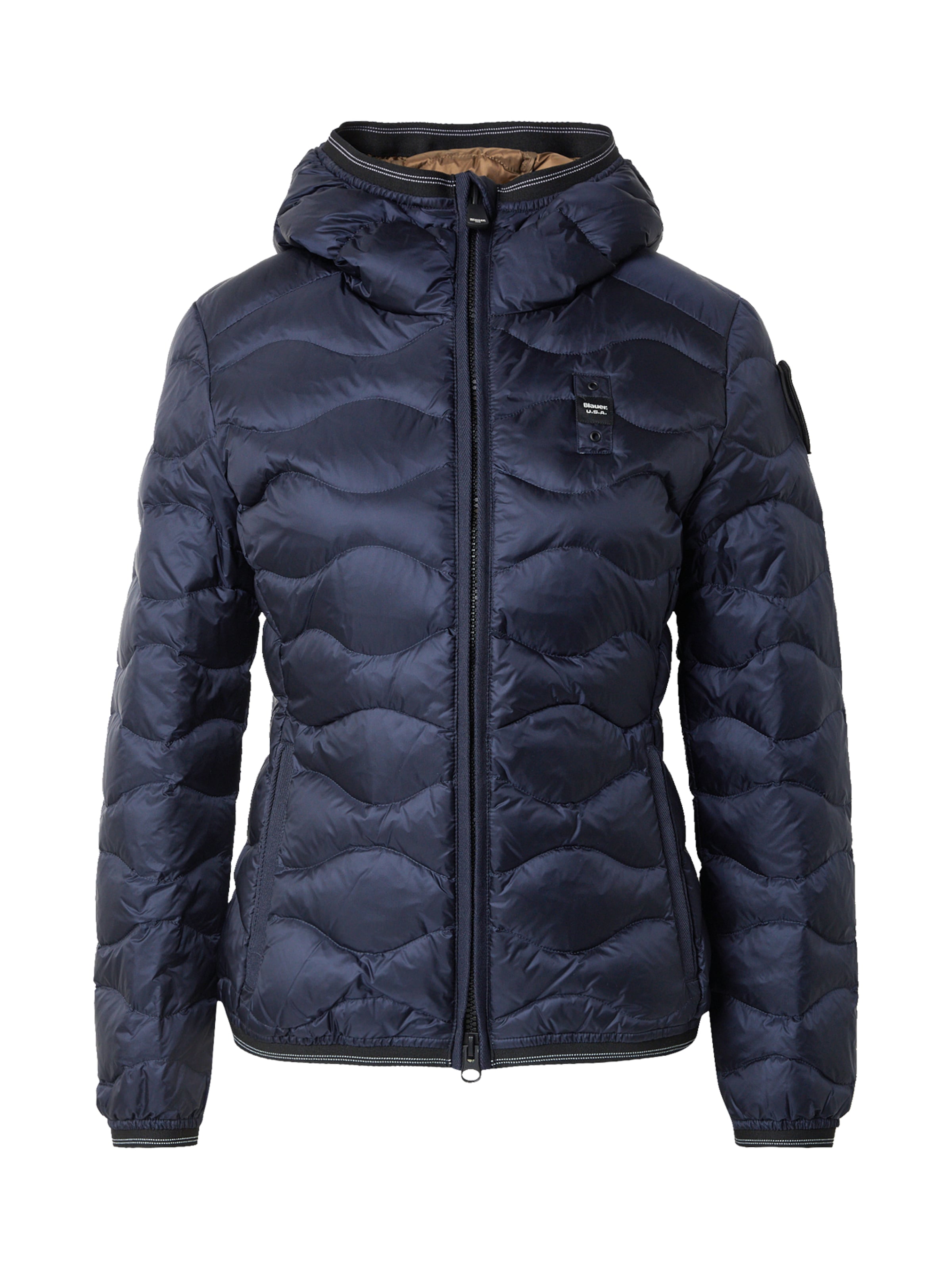 Blauer.USA Zimná bunda - Modrá: predná strana