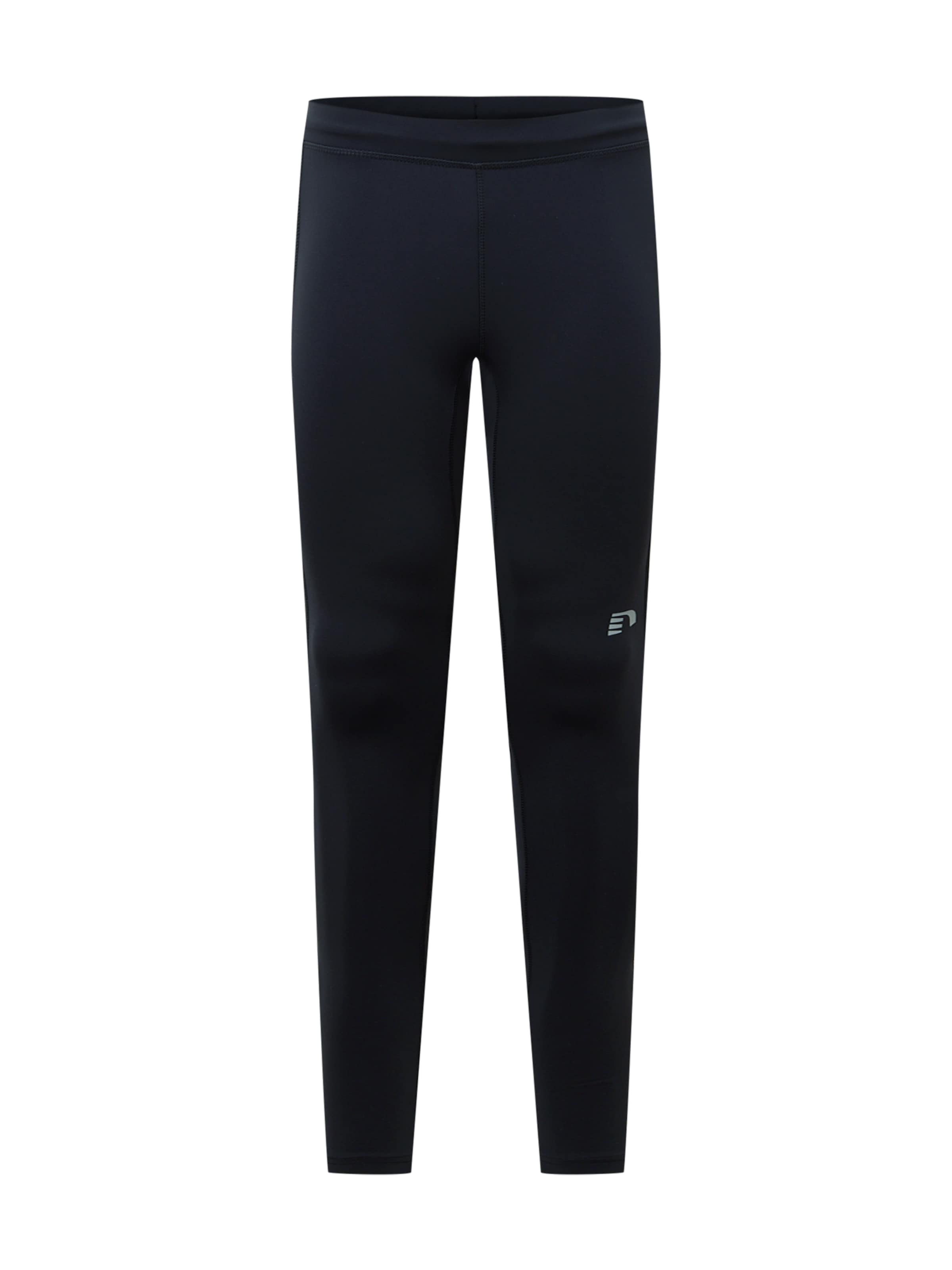 Newline Skinny Sportsbukser i sort: forside