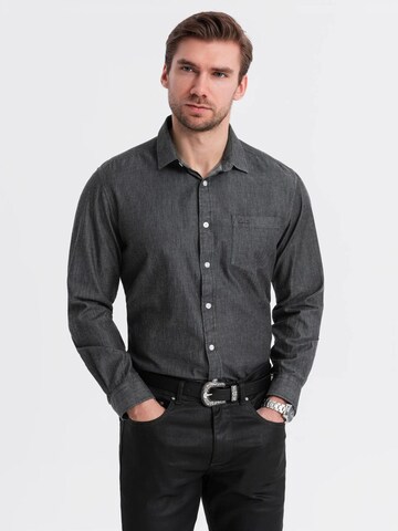 Coupe regular Chemise Ombre en noir