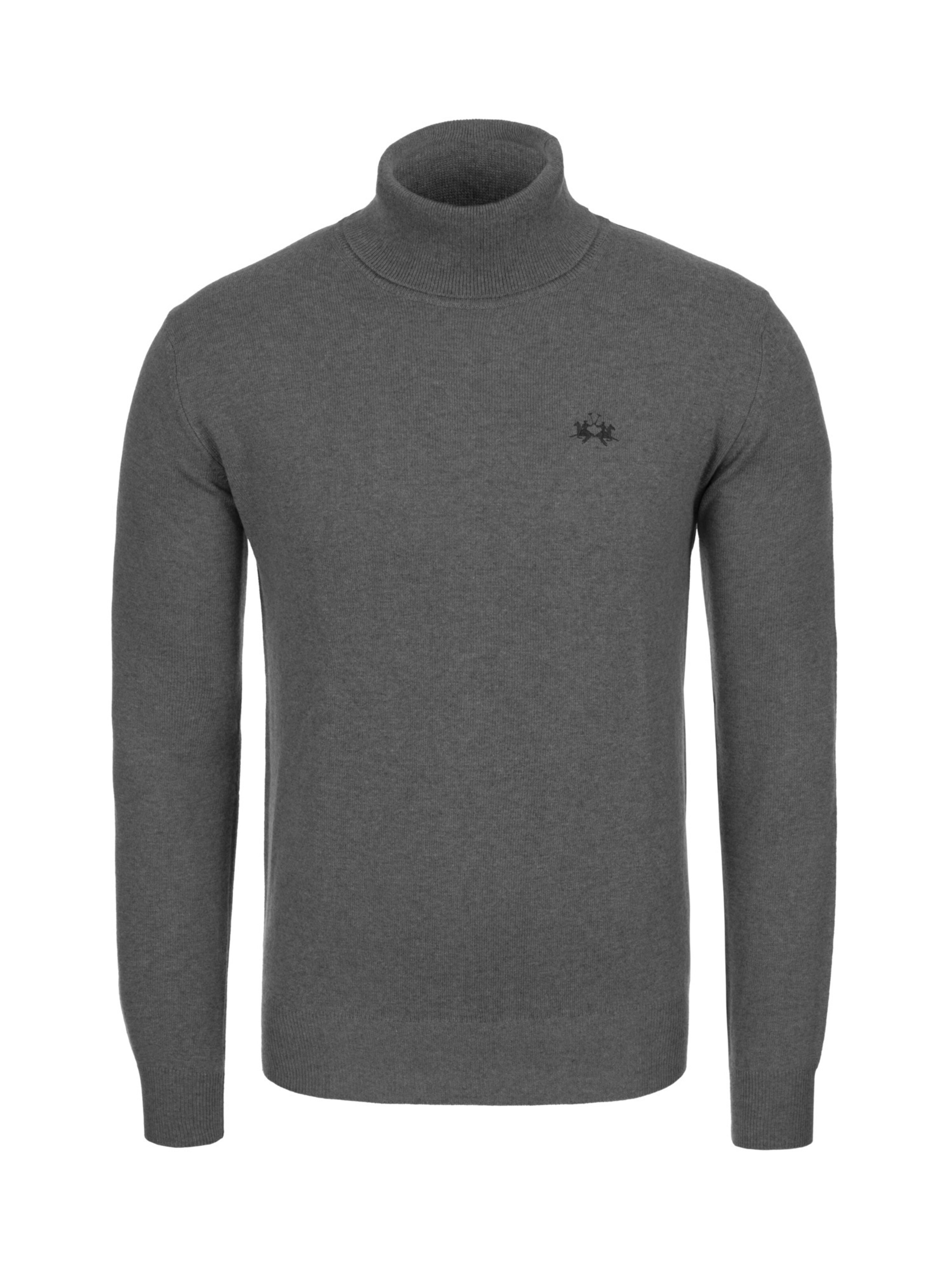 La Martina - Pullover 'MBS314' em cinzento: frente