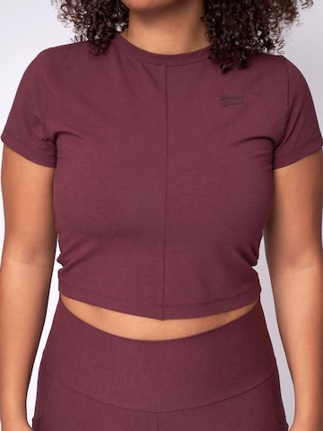 Fortex Fitness Sporttop 'Essential Crop Top' in Lila