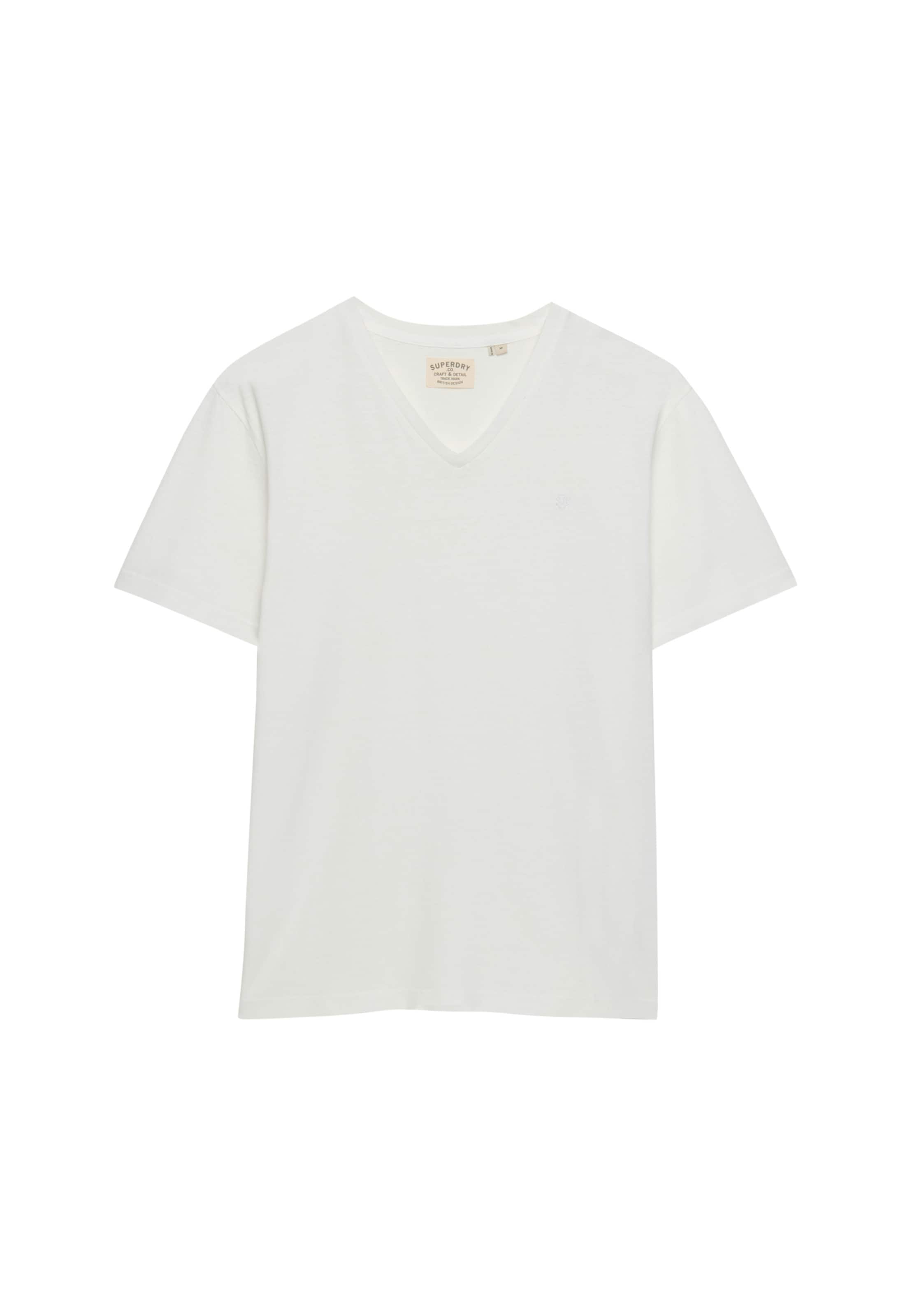 Superdry & Co Shirt 'Classic' in Wit: voorkant
