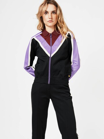 4funkyflavours Sweatjacke 'Hey Rose' in Mischfarben: Vorderseite