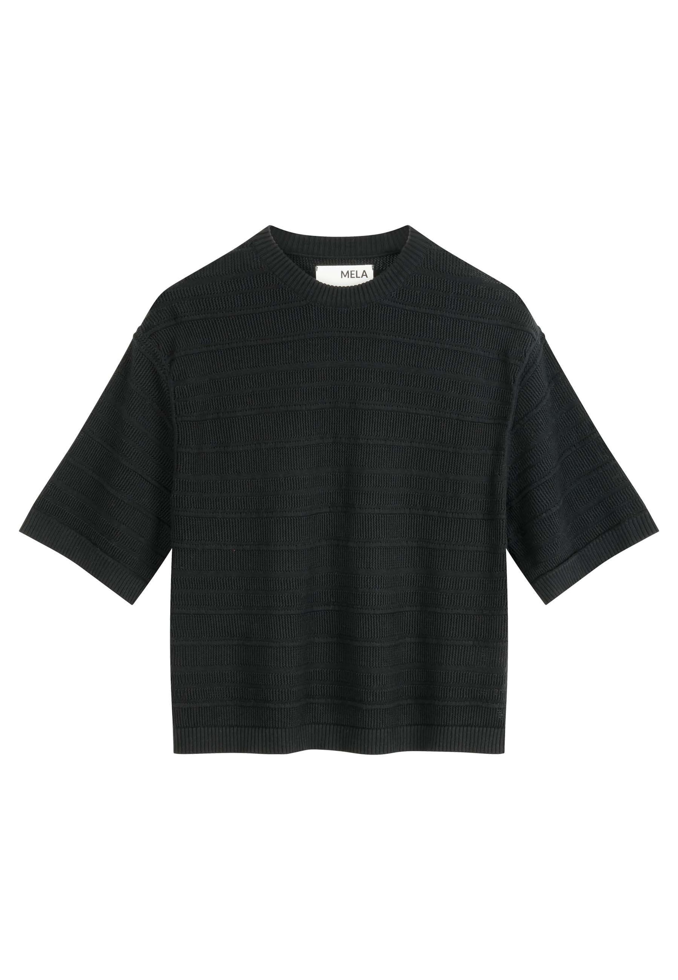 melns MELA Džemperis 'AROHI': no priekšpuses