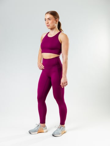 Lifters Slimfit Leggings 'Race Sport'‌‌‌‌‌‌‌‌ in Lila