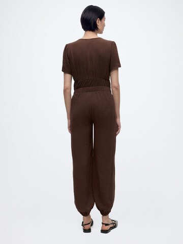 Barrel Pantalon 'MLHANNA' MAMALICIOUS en marron