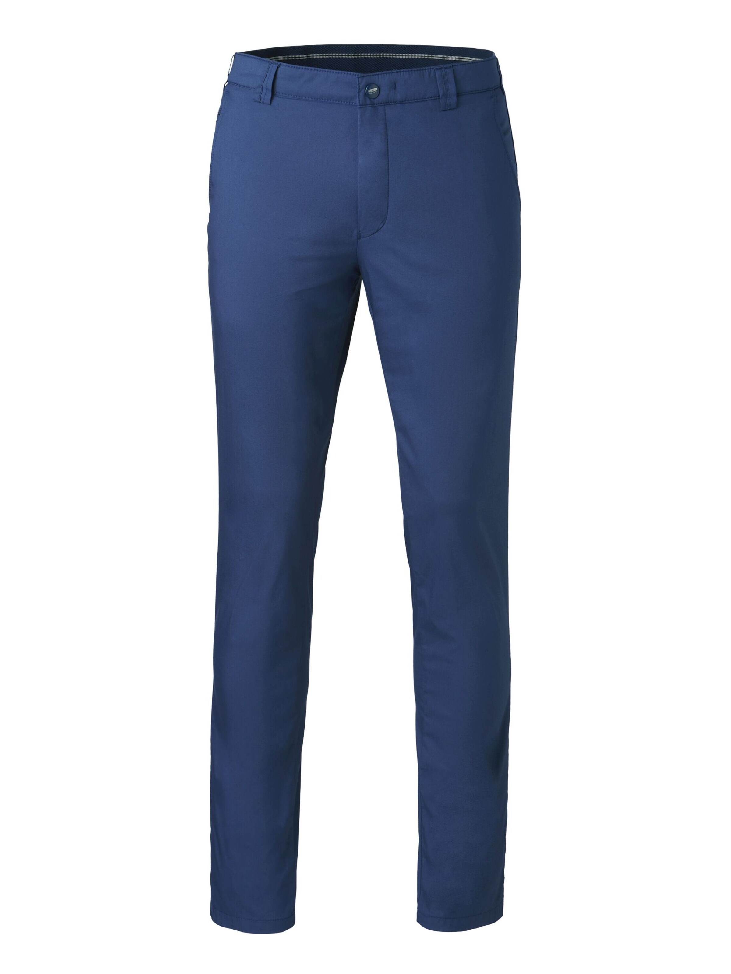 MEYER Regular Chino 'Bonn 1-8137' in Blauw: voorkant