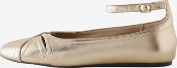 auksinė Next Balerinos su dirželiais 'Forever Comfort': priekis