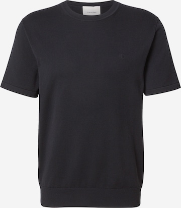 Calvin KleinPulover - crna boja: prednji dio