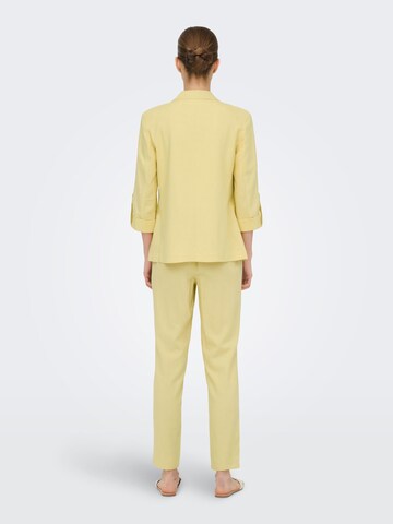 Regular Pantalon à pince 'ONLGoa Poptrash' ONLY en jaune