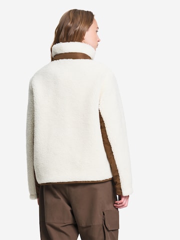 AIGLE Fleece jas in Beige: terug