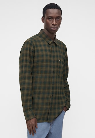 Volcom Regular fit Ing 'CADEN PLAID' - zöld