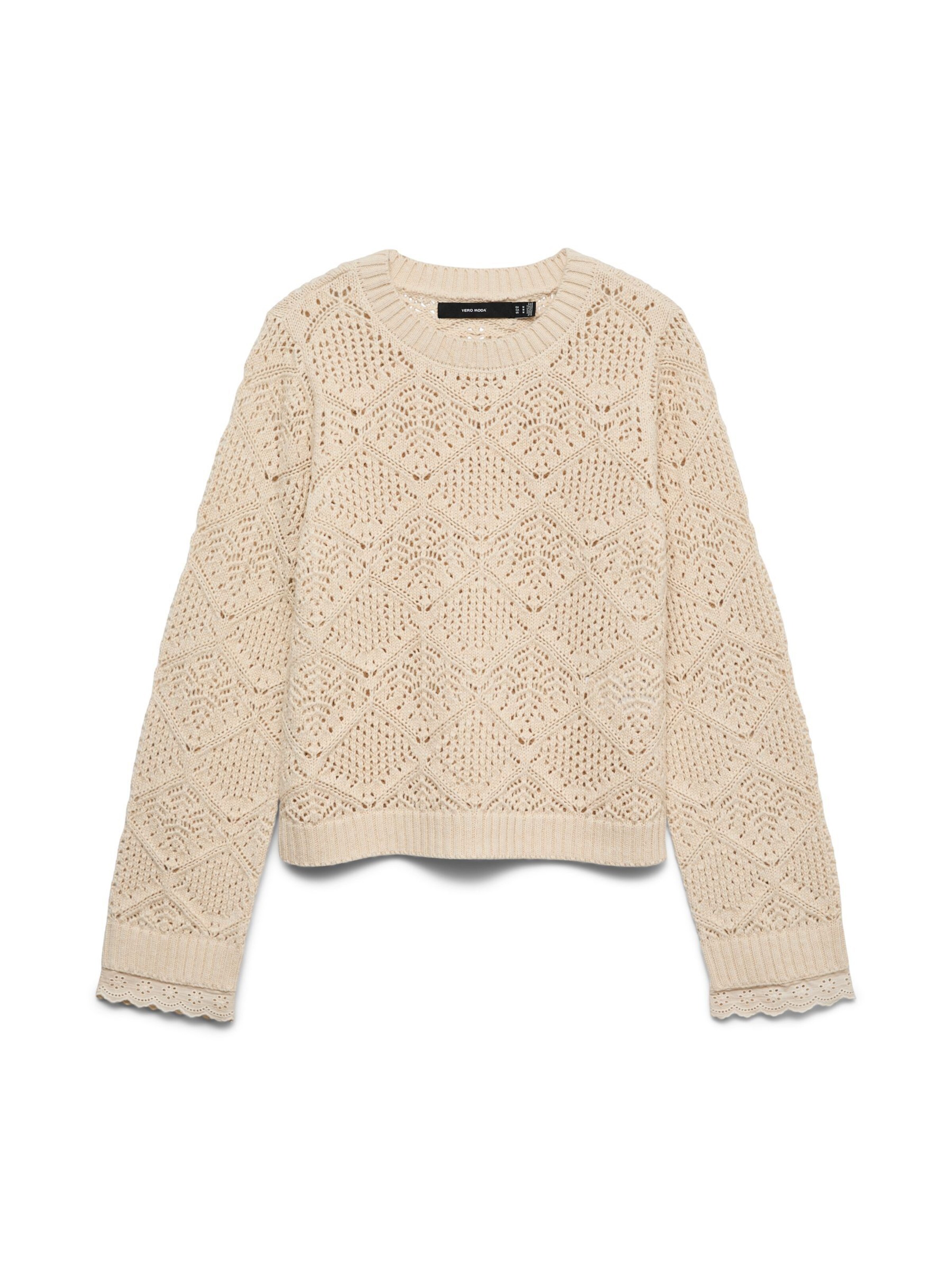 VERO MODA Pull-over 'VMSUSANA' en beige, Vue avec produit