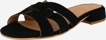 Apple of Eden Mules in Black: front