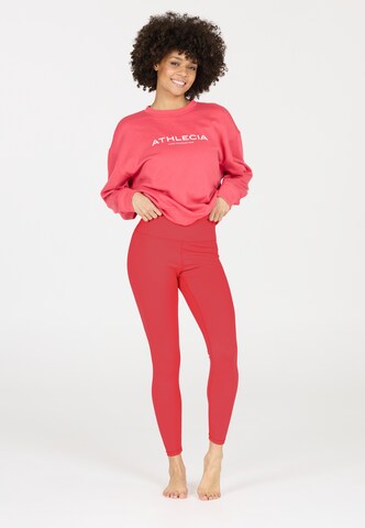 Athlecia Skinny Sporthose 'Bloom' in Rot