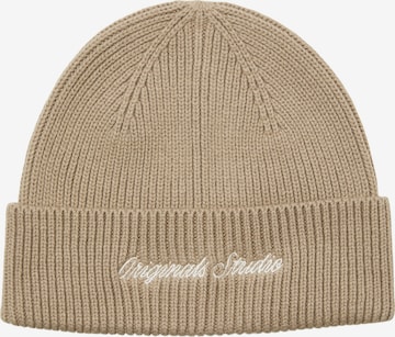 JACK & JONES Beanie 'JACNORREBRO' in Brown: front