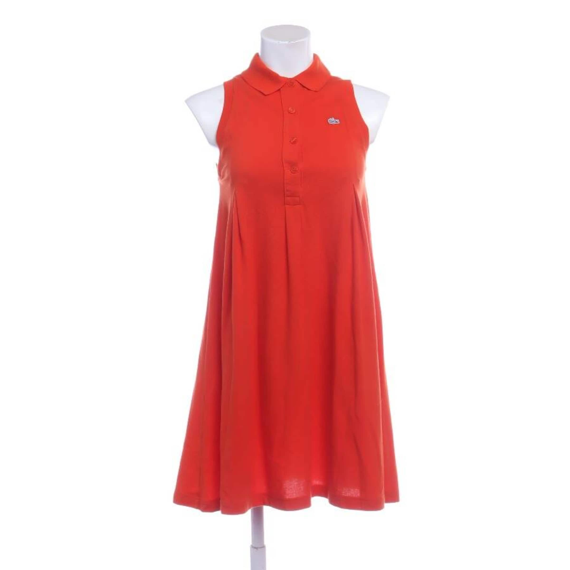 LACOSTE Dress in XXS in Orange: front