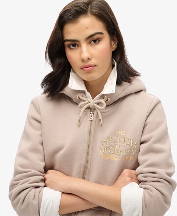 Superdry Sweatvest 'Luxe' in Beige