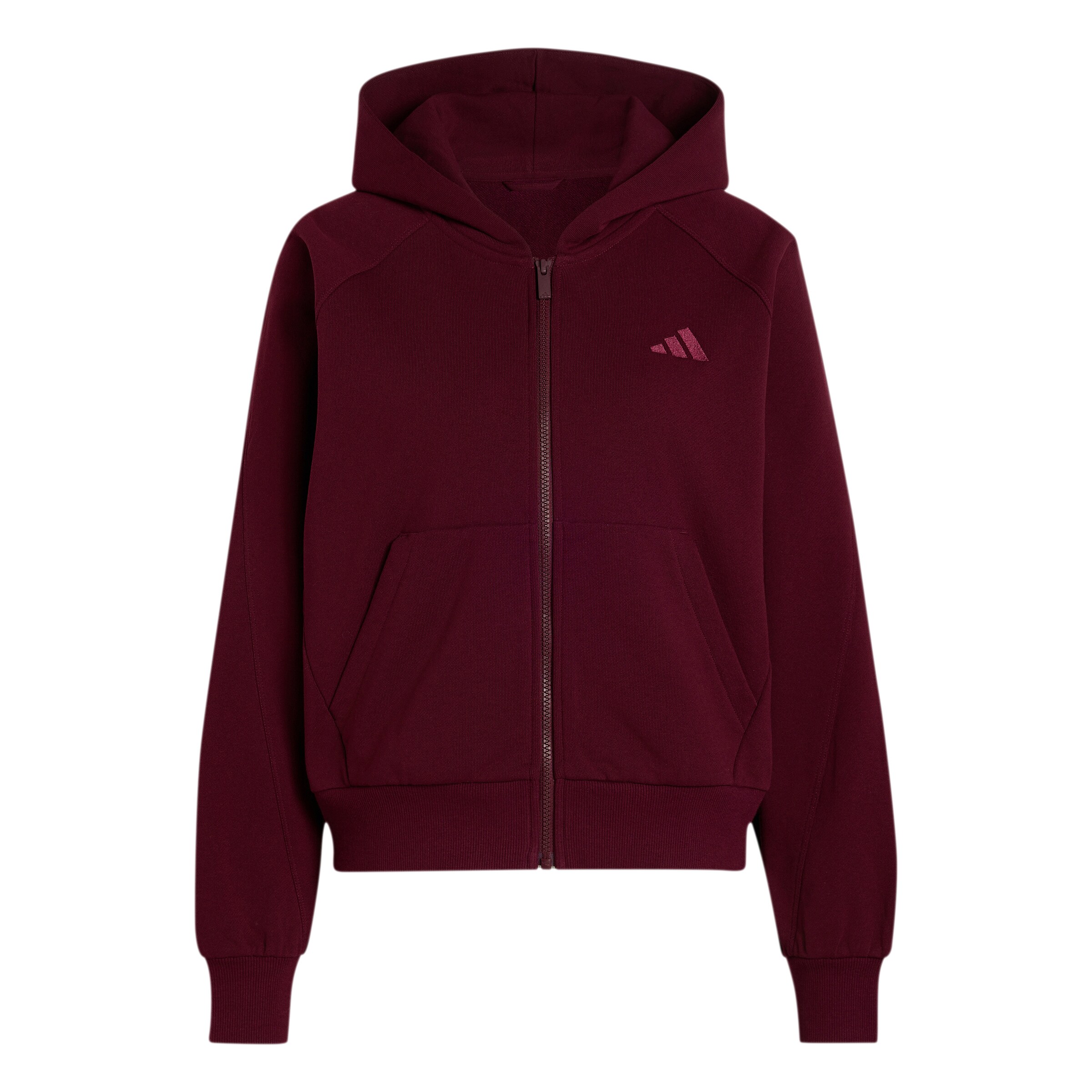 ADIDAS SPORTSWEAR Sportovní mikina – hnědá: přední strana