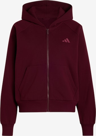ADIDAS SPORTSWEAR Sportovní mikina – hnědá: přední strana