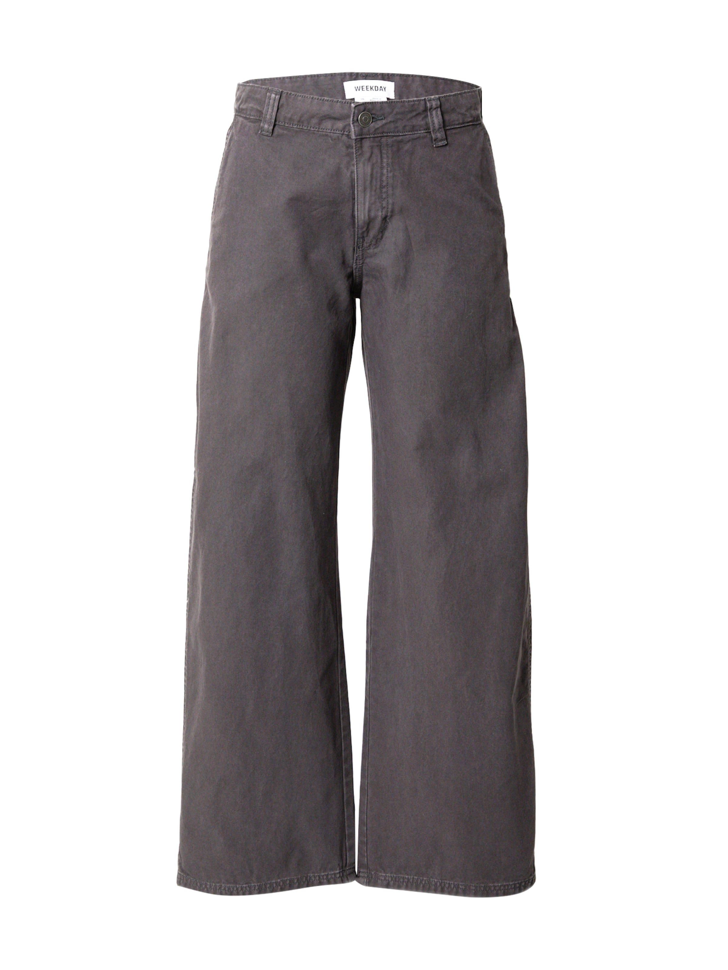 Loosefit Pantaloni 'Jamie' di WEEKDAY in grigio: frontale