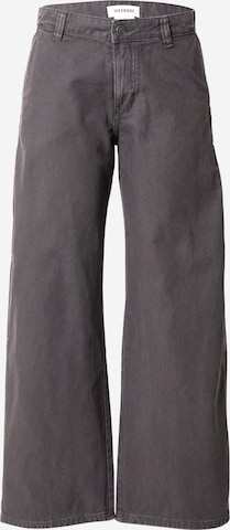 WEEKDAY Loose fit Pants 'Jamie' in Grey: front