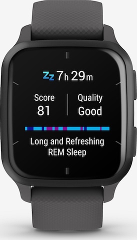 GARMIN Sportuhr 'Venu Sq 2' in Grau: predná strana
