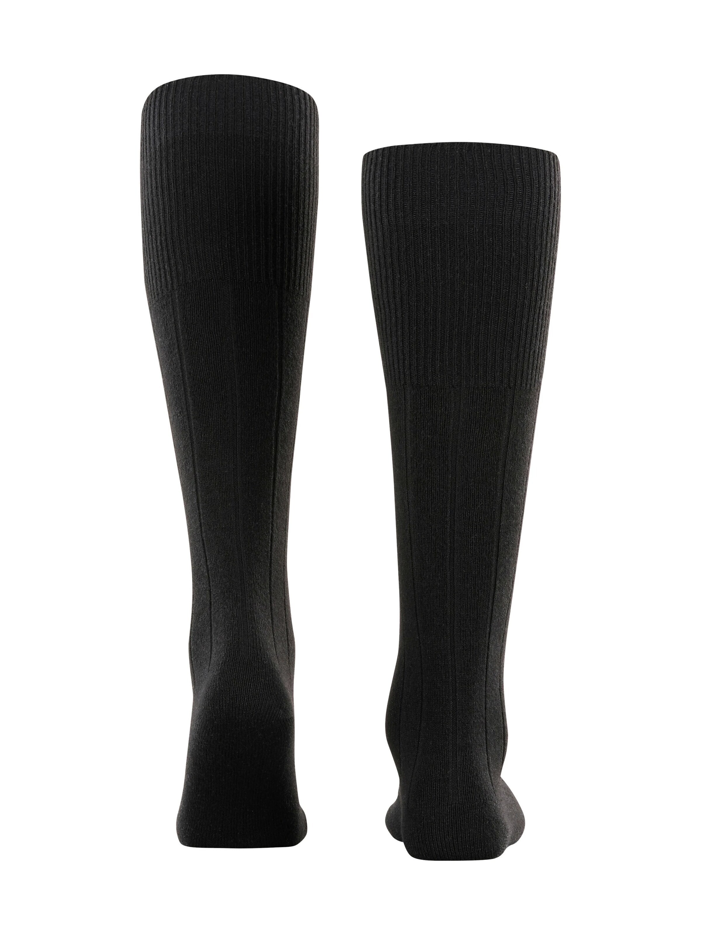 FALKE Knee High Socks 'Lhasa Rib' in Black