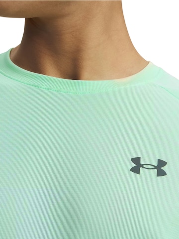 UNDER ARMOUR Funktionsshirt 'Tech Textured SS'‌‌‌‌ in Grün
