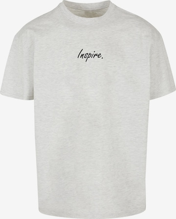Merchcode T-Shirt 'Inspire' in Grau: predná strana