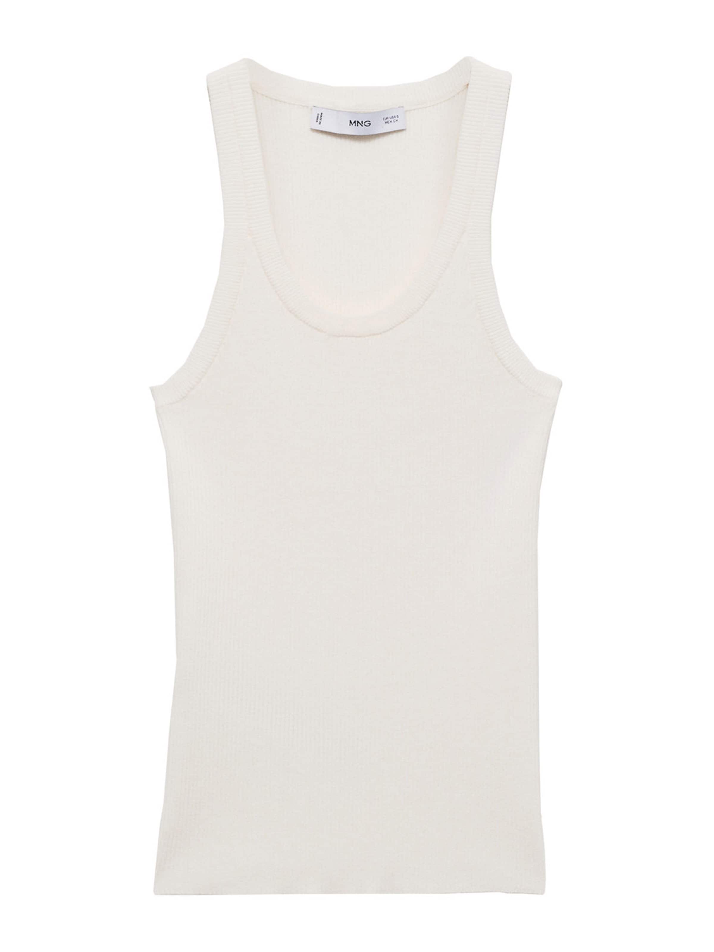 MANGO Knitted top 'RIRI' in Ecru, Item view