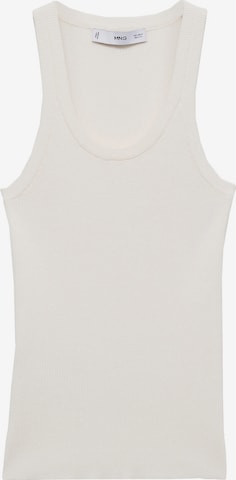 MANGO Knitted top 'RIRI' in Beige: front