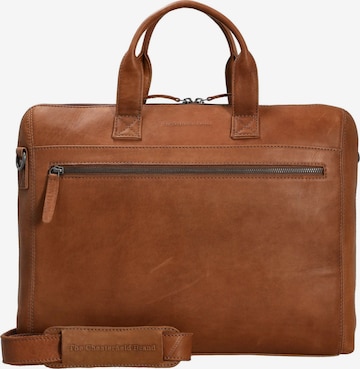 The Chesterfield Brand Laptoptasche 'Levanto' in Braun: Vorderseite