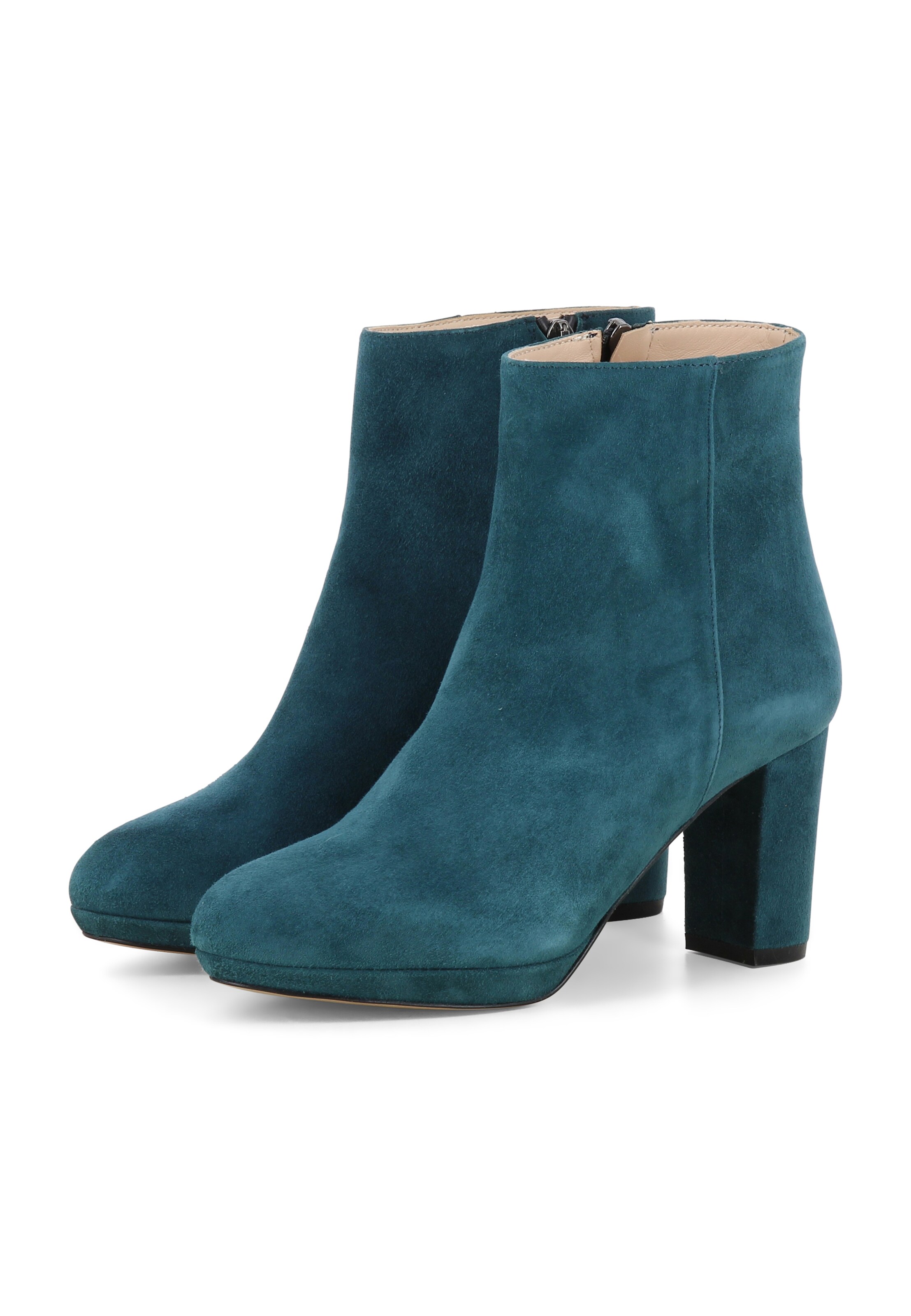 EVITA Enkellaarsjes 'BIANCA' in Blauw: voorkant