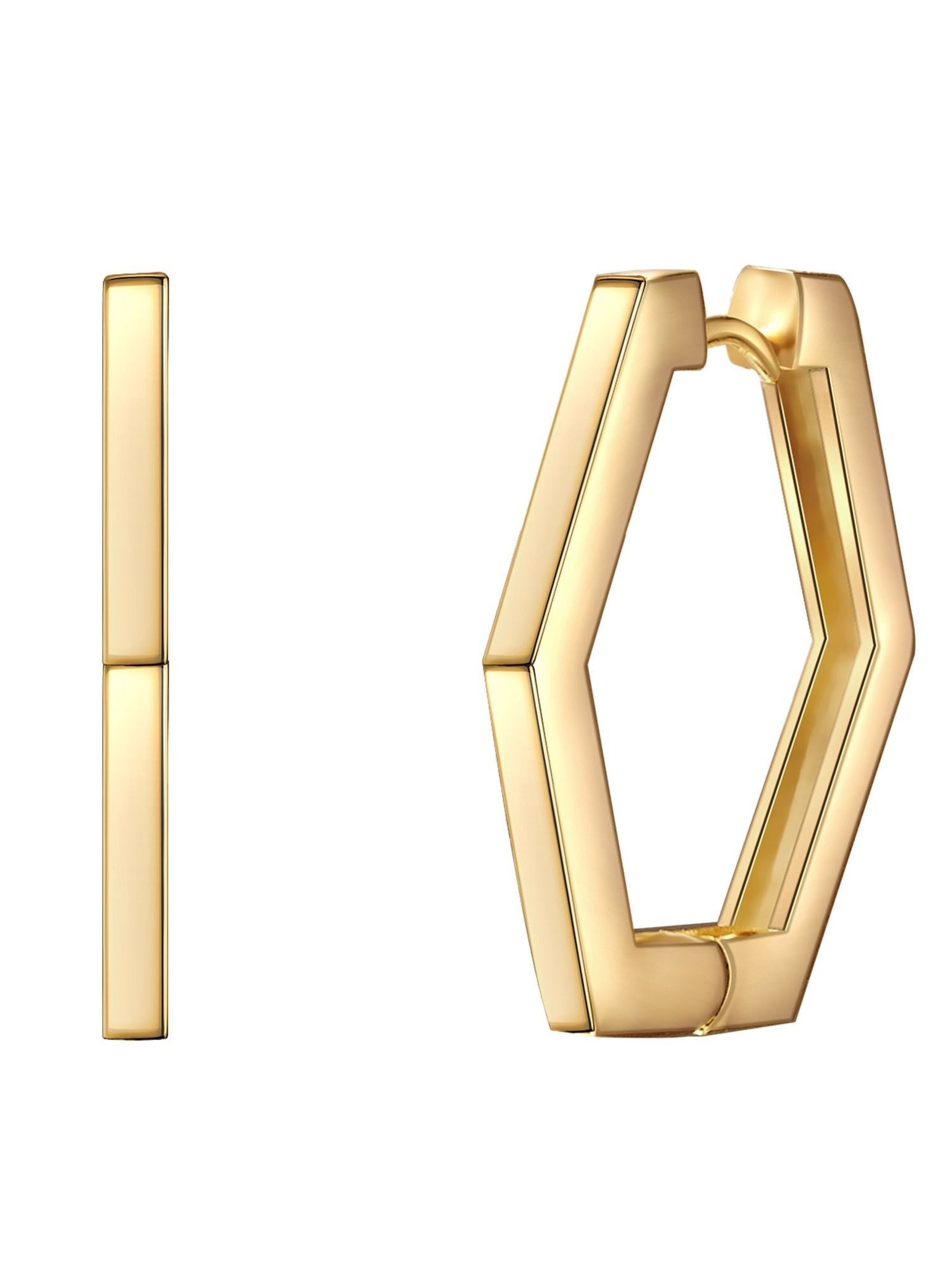 Lulu & Jane Earrings in Gold: front