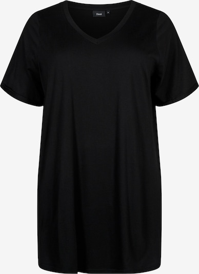 Zizzi T-shirt en noir, Vue avec produit