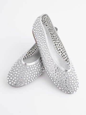 Ballerines 'Forever Comfort' Next en argent