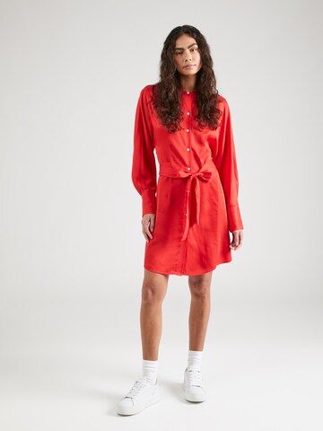 Robe-chemise TOMMY HILFIGER en rouge : devant